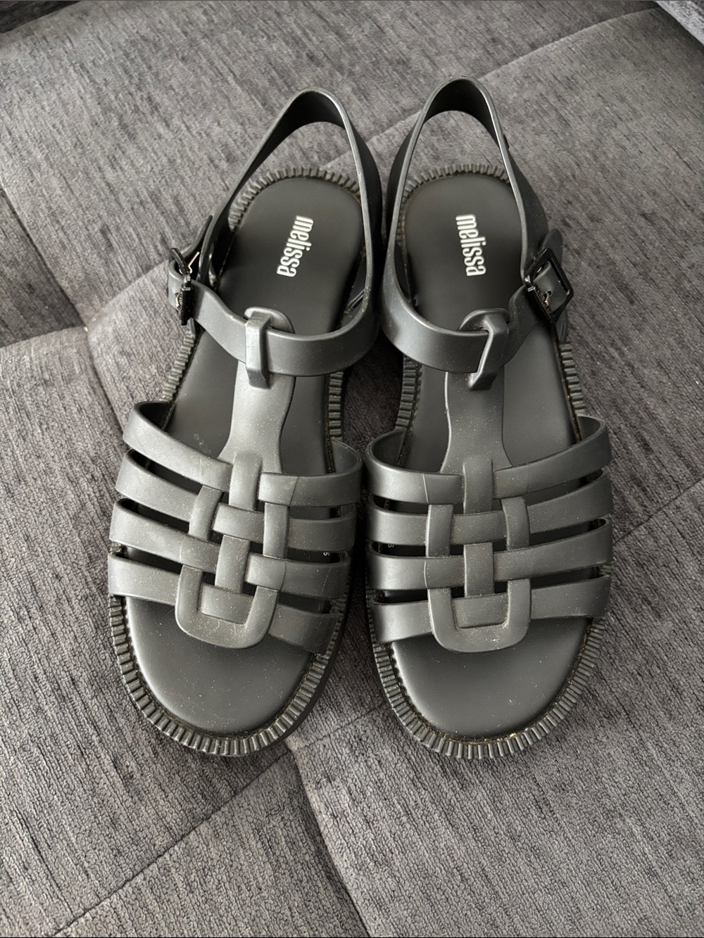 Melissa Black Women's Jelly Sandals